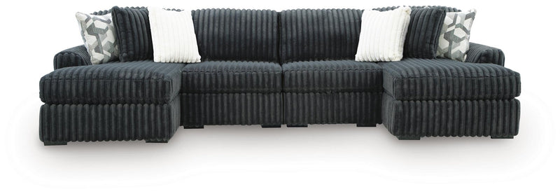 Midnight-Madness 4-Piece Double Chaise Sectional Default Title