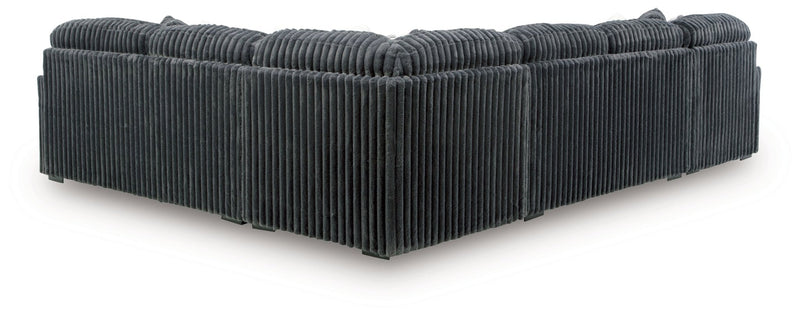 Midnight-Madness 4-Piece Sectional with Chaise
