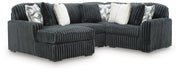 Midnight-Madness 4-Piece Sectional with Chaise Standard