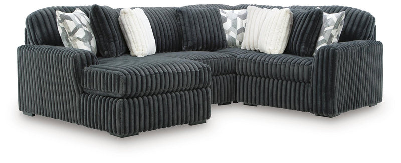 Midnight-Madness 4-Piece Sectional with Chaise Standard