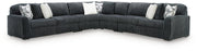 Midnight-Madness 5-Piece Sectional Gunmetal
