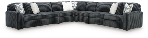 Midnight-Madness 5-Piece Sectional Gunmetal
