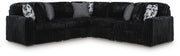 Midnight-Madness 5-Piece Sectional Onyx