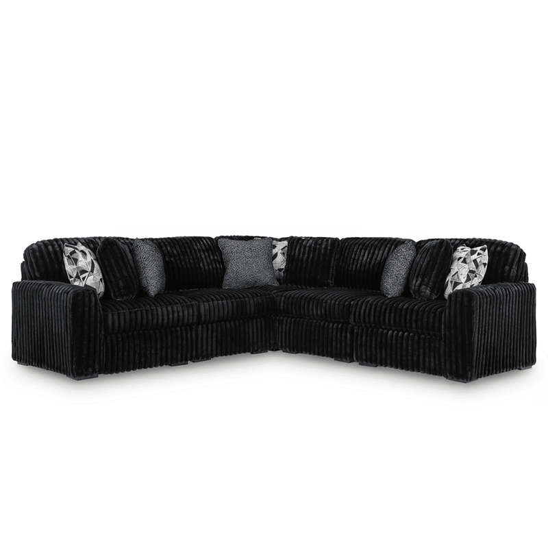 Midnight-Madness 5-Piece Sectional Onyx