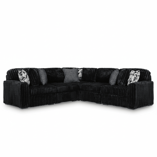 Midnight-Madness 5-Piece Sectional Onyx