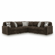 Midnight-Madness 5-Piece Sectional Chocolate