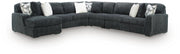 Midnight-Madness 5-Piece Sectional with Chaise Standard
