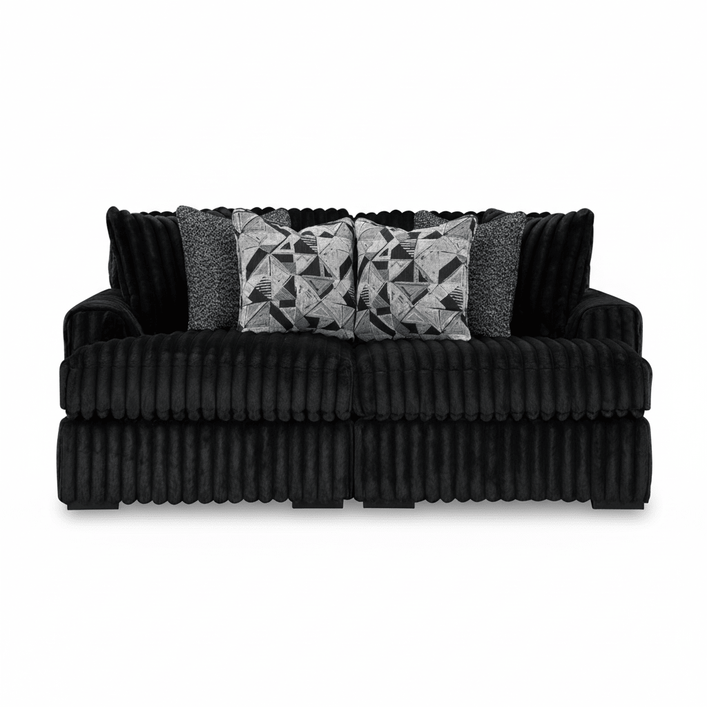 Midnight - Madness Super Chaise Loveseat - Berre Furniture