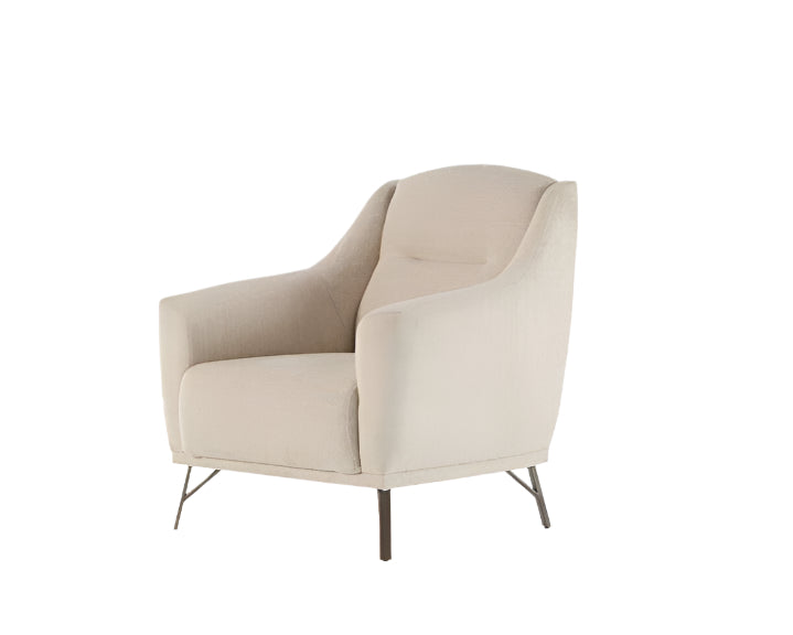 Mirante Accent Chair (Beatto Cream) by Bellona