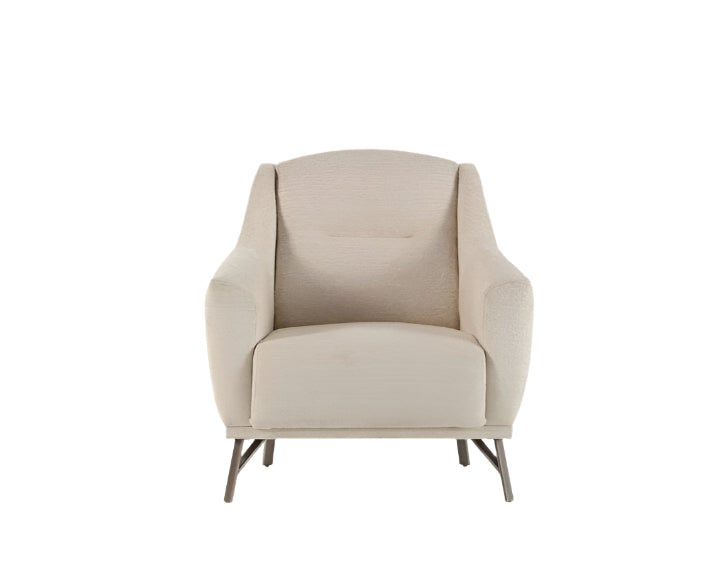 Mirante Accent Chair (Beatto Cream) by Bellona