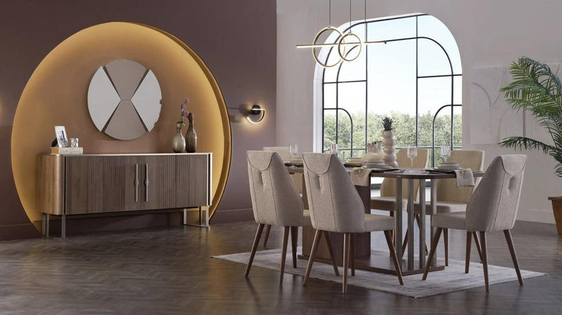Mirante Dining Set Table And 5 Chairs by Bellona
