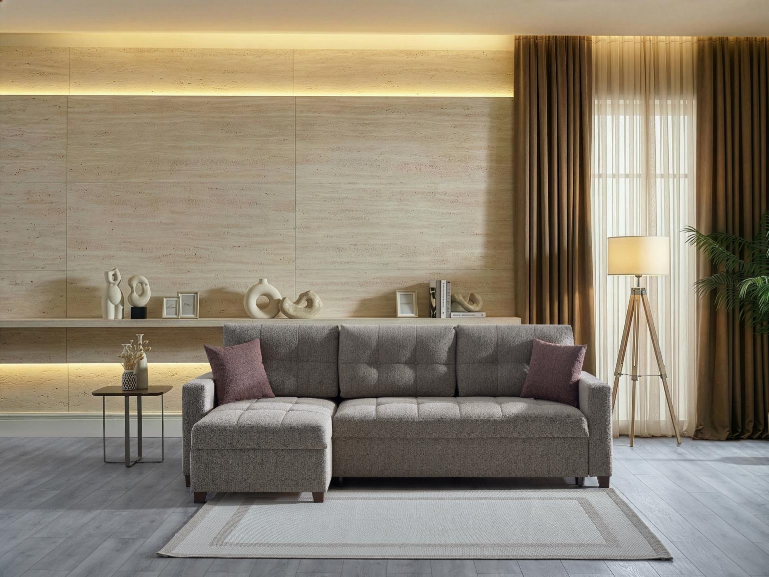 Mocca Sectional (Hanedan Vizon) By Bellona - Berre Furniture