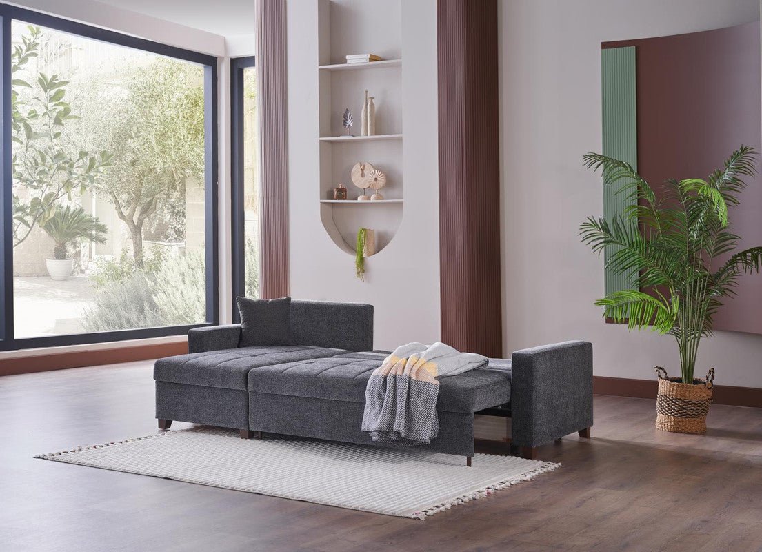 Mocca Sleeper Sectional 3 Pieces by Bellona