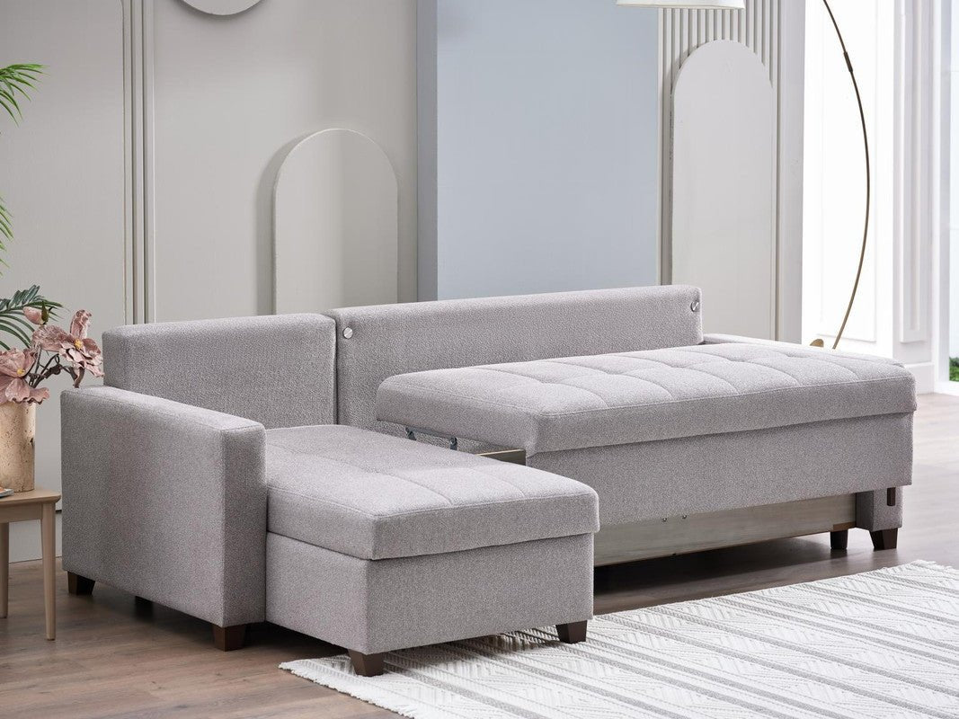 Mocca Sleeper Sectional 3 Pieces by Bellona