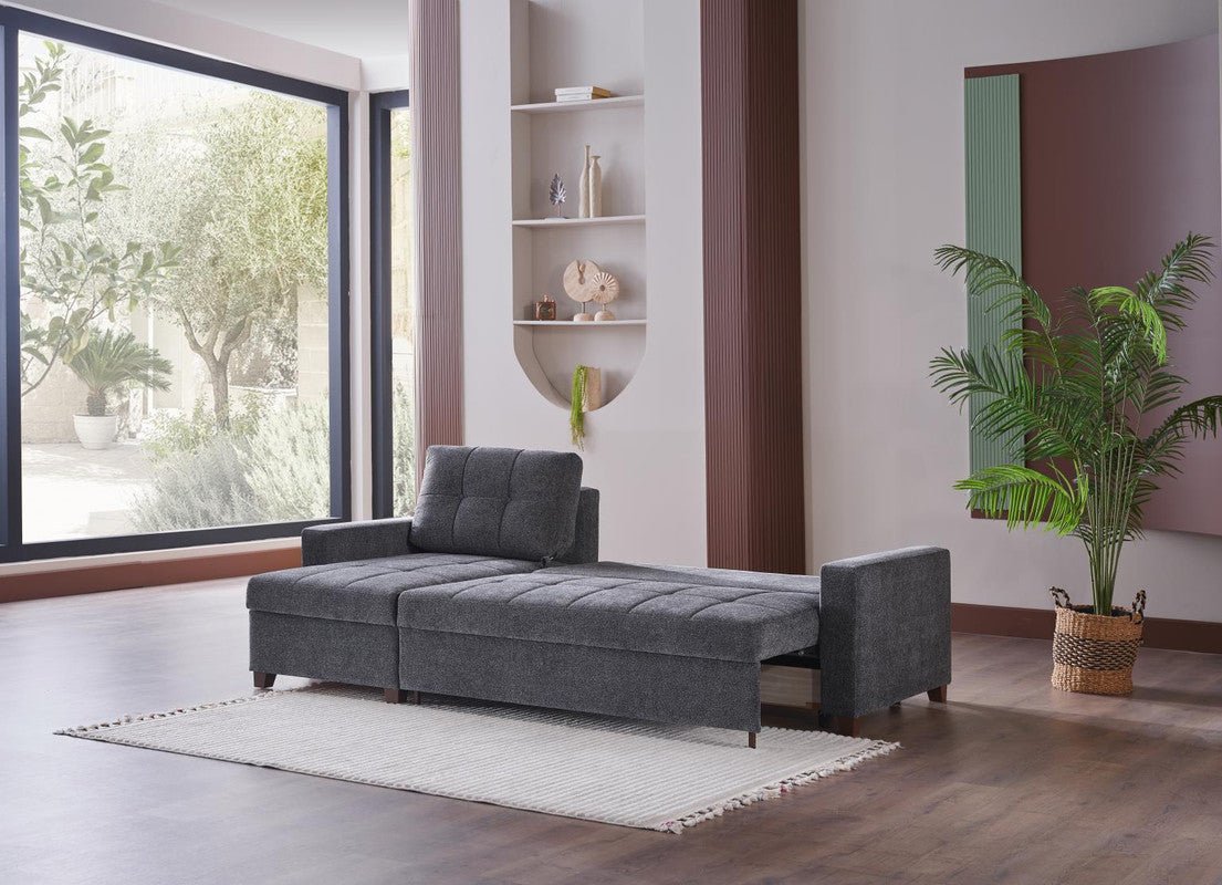 Mocca Sleeper Sectional 3 Pieces by Bellona