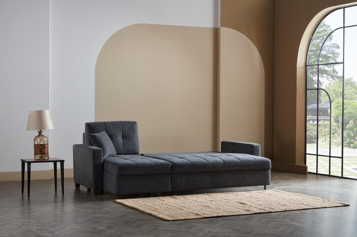 Mocca Sleeper Sectional 3 Pieces by Bellona