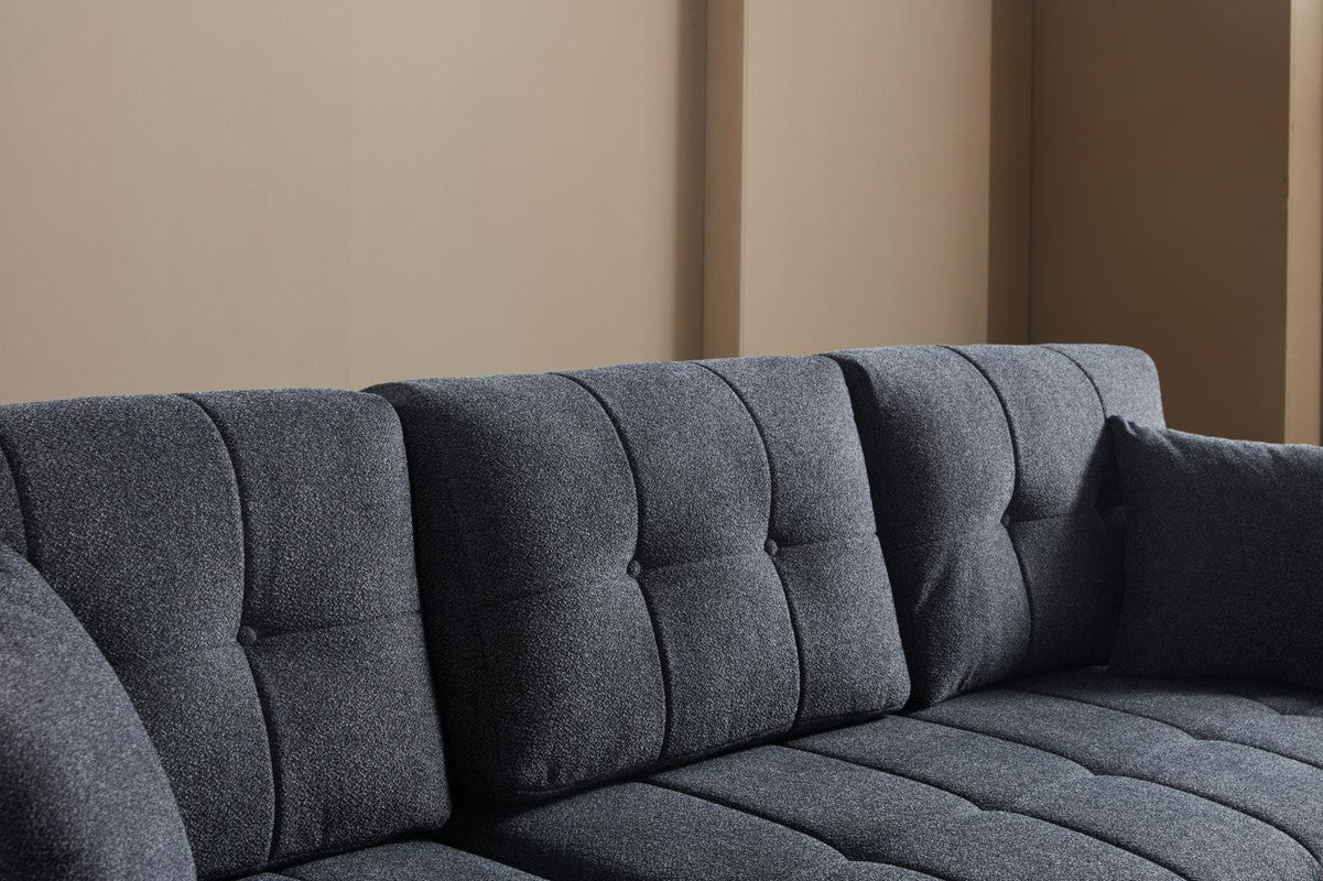 Mocca Sleeper Sectional 3 Pieces by Bellona