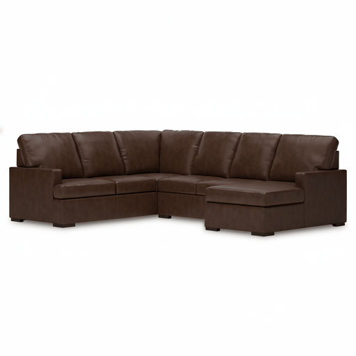 Modern Day 3-Piece Sectional with Chaise Right Chaise