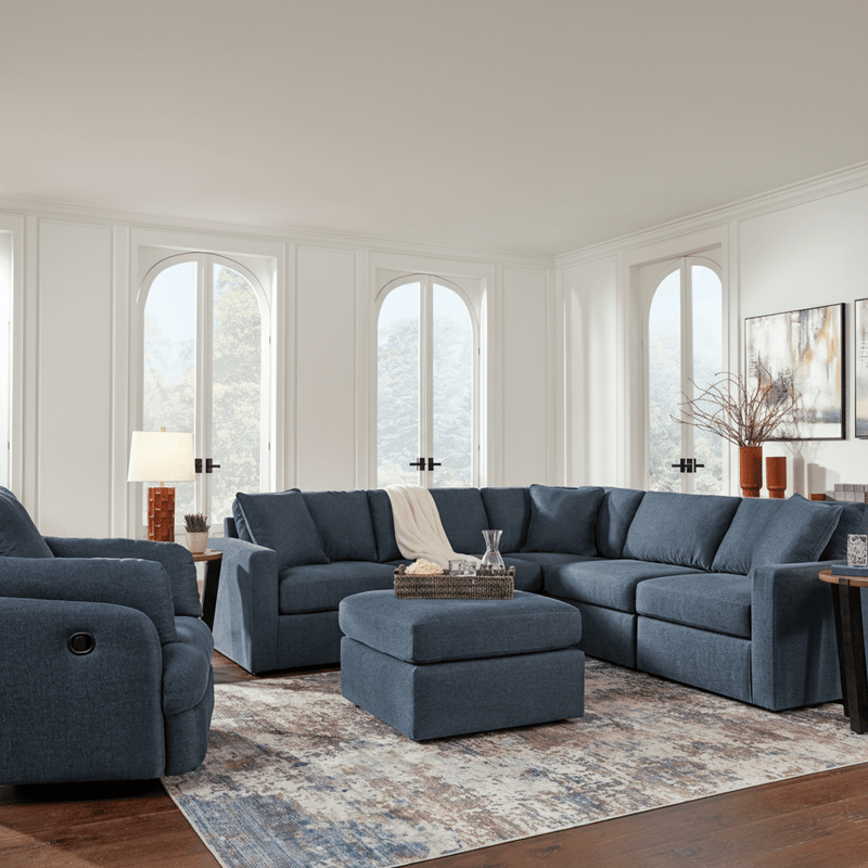Modmax 3-Piece Sectional with Storage Chaise Ink Option A