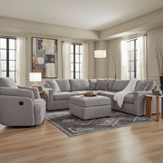 Modmax 3-Piece Sectional with Storage Chaise Granite Option B