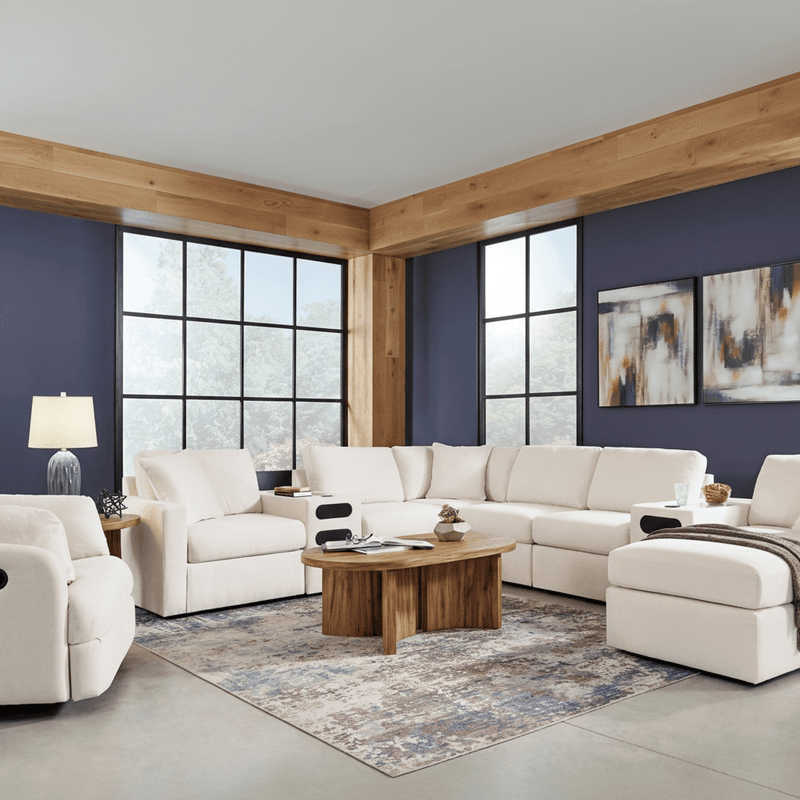 Modmax 3-Piece Sectional with Storage Chaise Oyster Option A