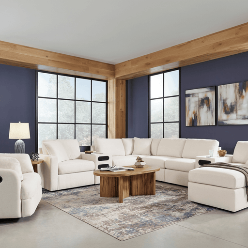 Modmax 3-Piece Sectional with Storage Chaise Oyster Option A