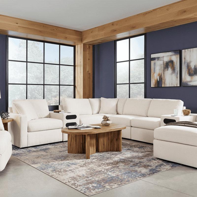 Modmax 3-Piece Sectional with Storage Chaise Oyster Option B