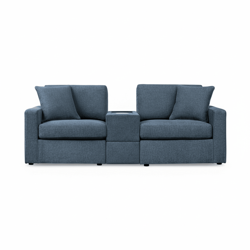 Modmax 3 - Piece Sofa with Storage Console - Berre Furniture