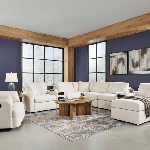 Modmax 4-Piece Double Storage Chaise Sectional Oyster