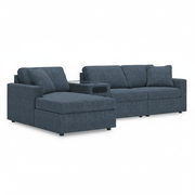 Modmax 4-Piece Sectional with Chaise and Audio Console Default Title