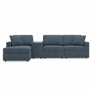 Modmax 4-Piece Sectional with Chaise and Storage Console Default Title