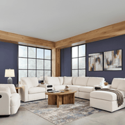 Modmax 4-Piece Sectional with Storage Chaise Oyster Option A