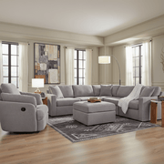Modmax 4-Piece Sectional with Storage Chaise Granite Option C