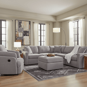 Modmax 4-Piece Sectional with Storage Chaise Granite Option D