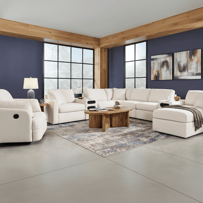 Modmax 4-Piece Sectional with Storage Chaise Oyster Option B