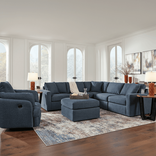 Modmax 4-Piece Sectional with Storage Chaise Ink Option A