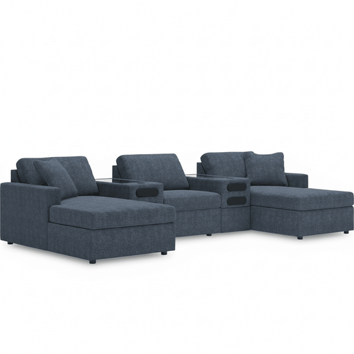 Modmax 5-Piece Double Chaise with Audio Consoles Default Title