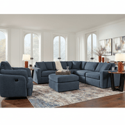 Modmax 5-Piece Double Storage Chaise Sectional with Audio Console Ink