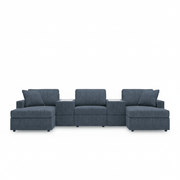 Modmax 5-Piece Pit Sectional with Storage Consoles Default Title