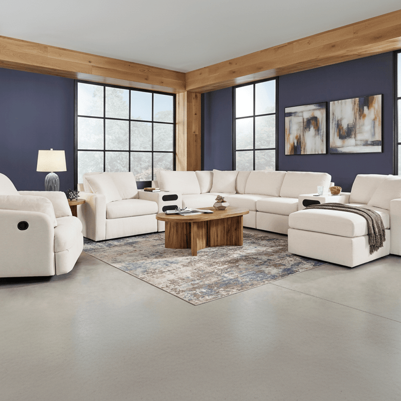 Modmax 5-Piece Sectional with Storage Chaise Oyster Option B