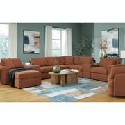 Modmax 5-Piece Sectional with Storage Chaise Spice Option A
