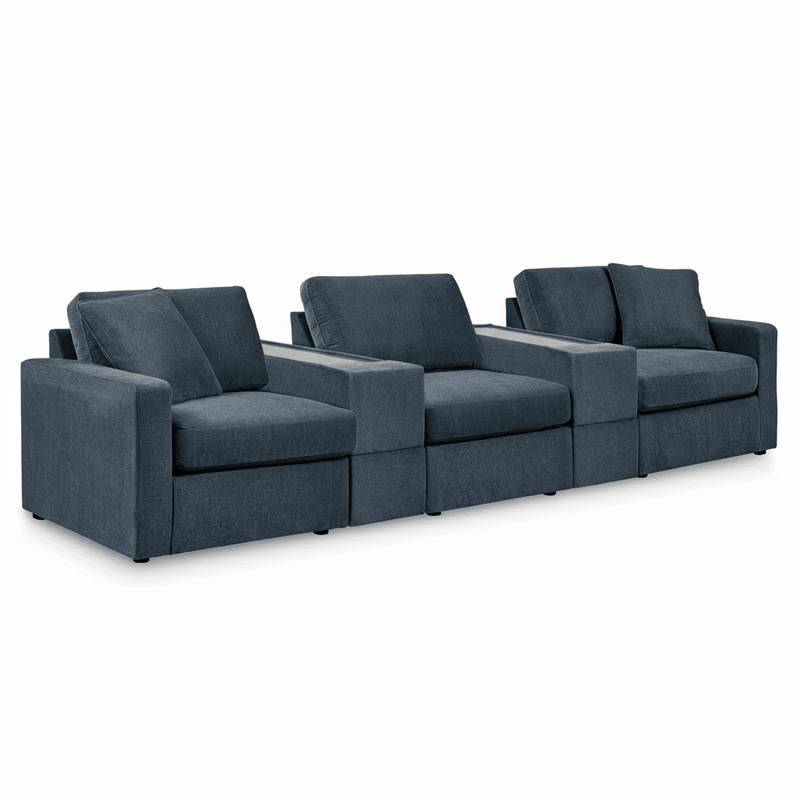 Modmax 5 - Piece Sectional with Storage Consoles - Berre Furniture