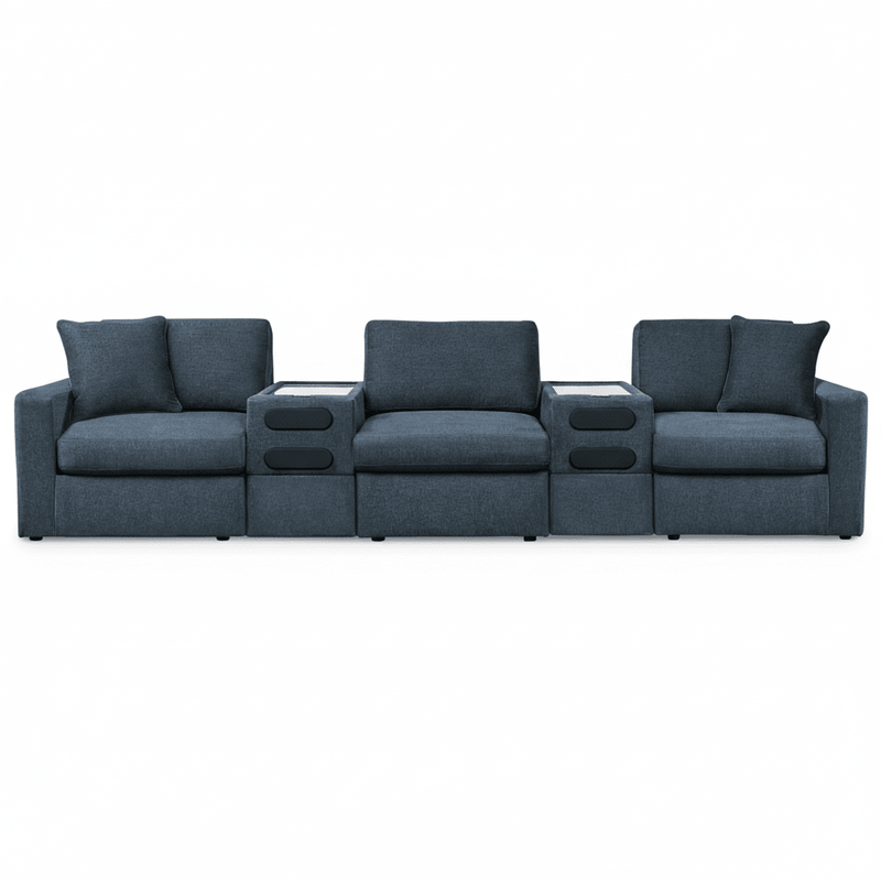 Modmax 5 - Piece Sofa with Audio Consoles - Berre Furniture