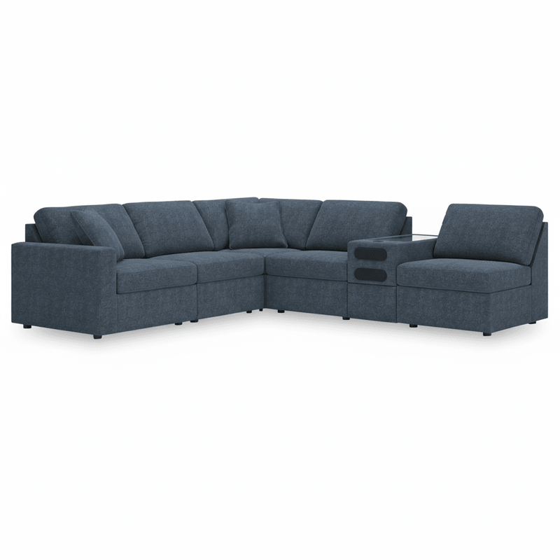 Modmax 6-Piece Sectional with Audio Console Option B