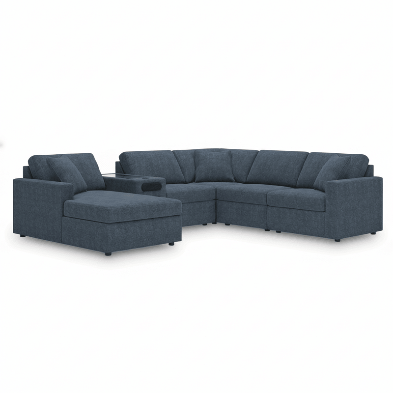 Modmax 6-Piece Sectional with Audio System and Chaise Default Title