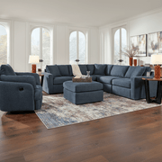 Modmax 6-Piece Sectional with Storage Chaise Ink Option B
