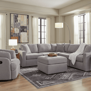 Modmax 6-Piece Sectional with Storage Chaise Granite Option B