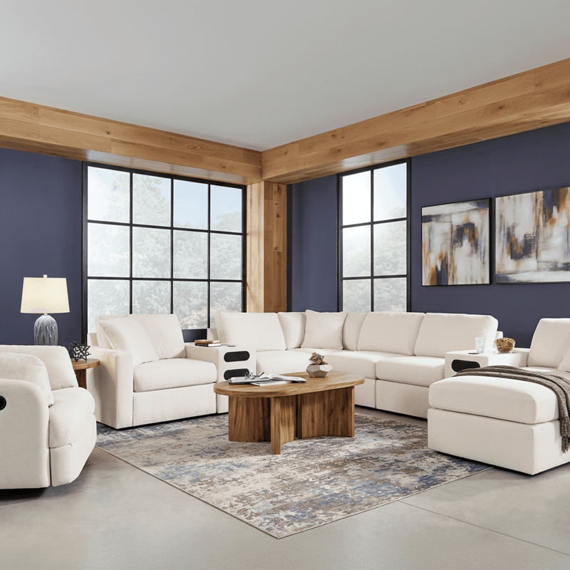 Modmax 6-Piece Sectional with Storage Chaise Oyster Option A