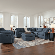 Modmax 6 - Piece Sectional with Storage Chaise and Audio Consoles - Berre Furniture