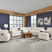Modmax 6 - Piece Sectional with Storage Chaise and Audio Consoles - Berre Furniture